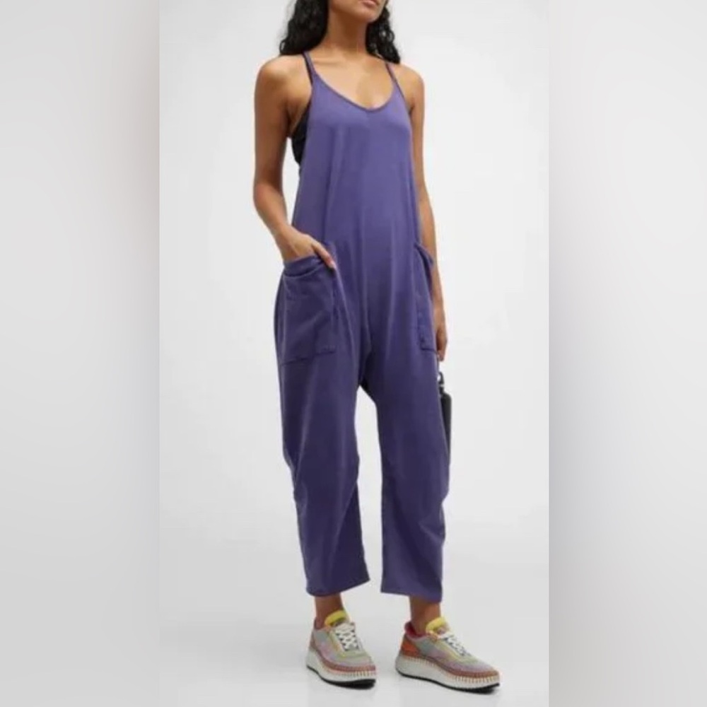 FP Movement by Free People Purple Jumpsuit hot shot onesie